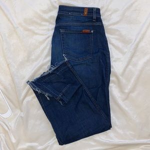 7 for all mankind straight leg relaxed jeans